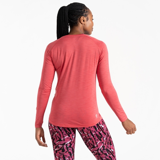 T-shirt manches longues Femme Discern Rose