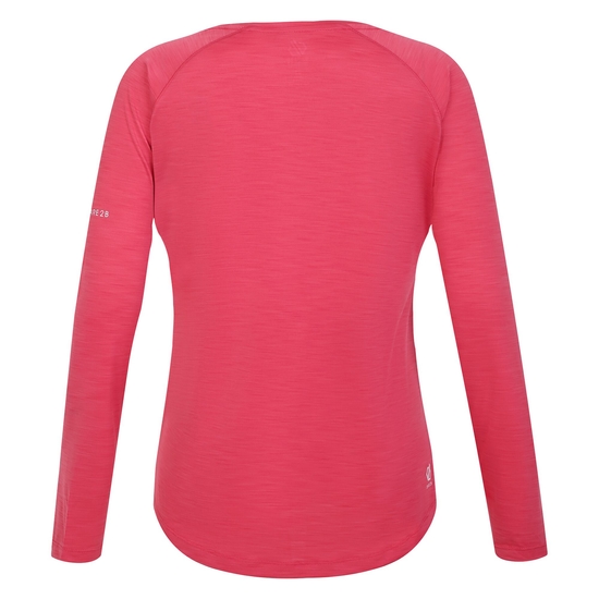 T-shirt manches longues Femme Discern Rose