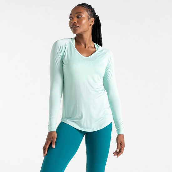 Damen Discern leichtes T-Shirt Grün