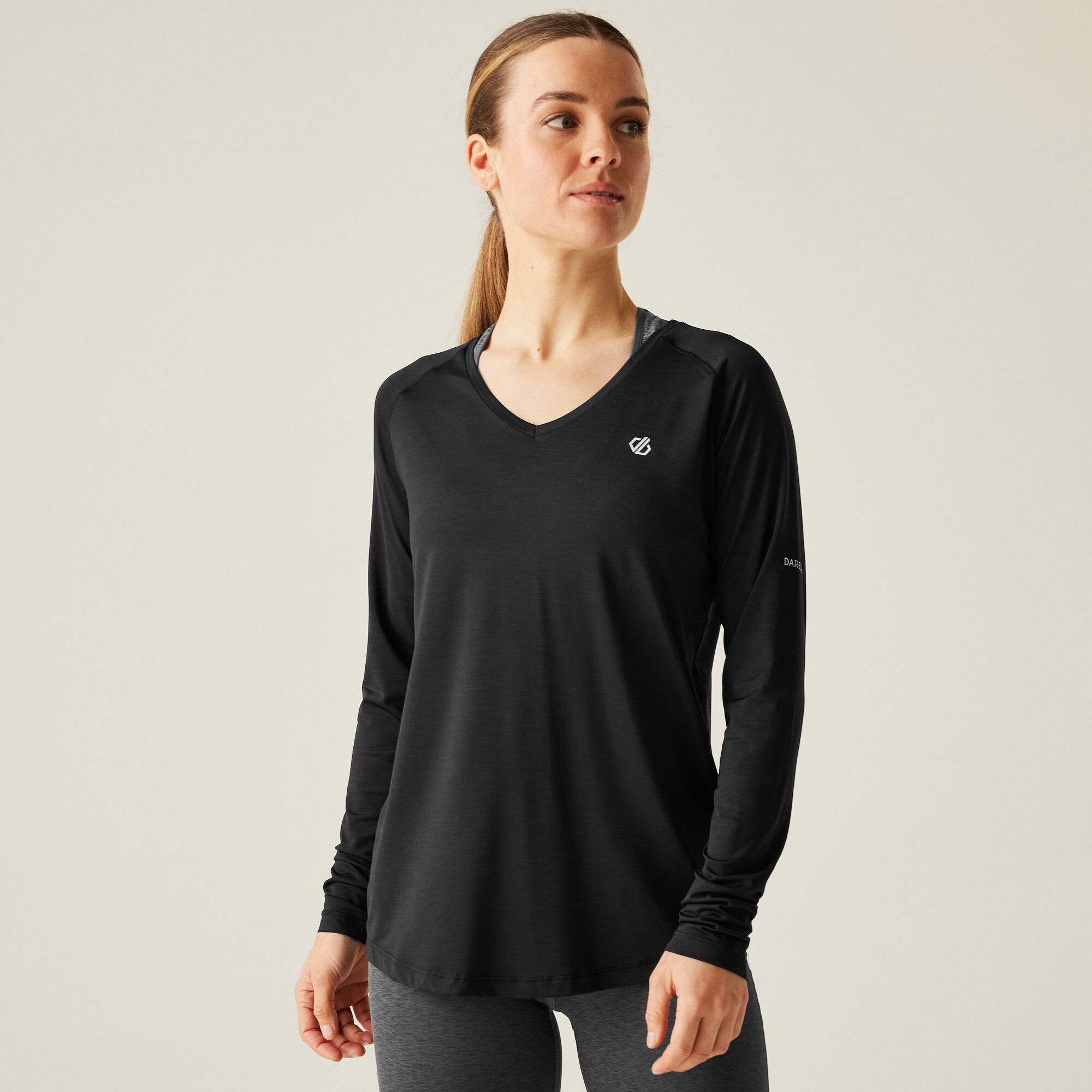 Dare 2B Women's Black Discern Tee in Size 10, Sports Direct - Image 1