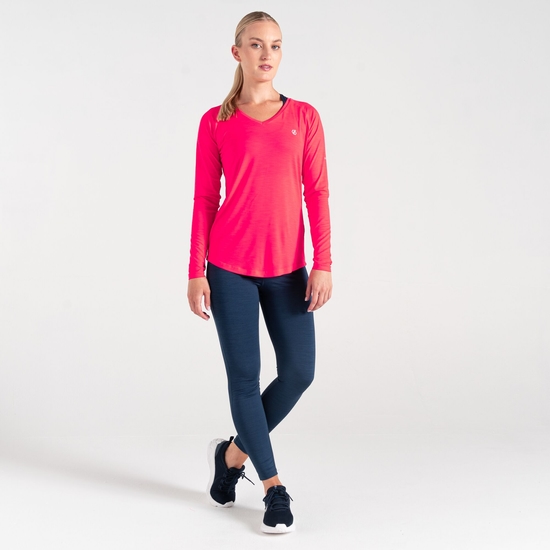 Women's Discern Lightweight T-Shirt Neon Pink