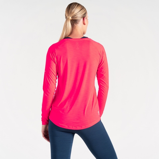 Women's Discern Lightweight T-Shirt Neon Pink