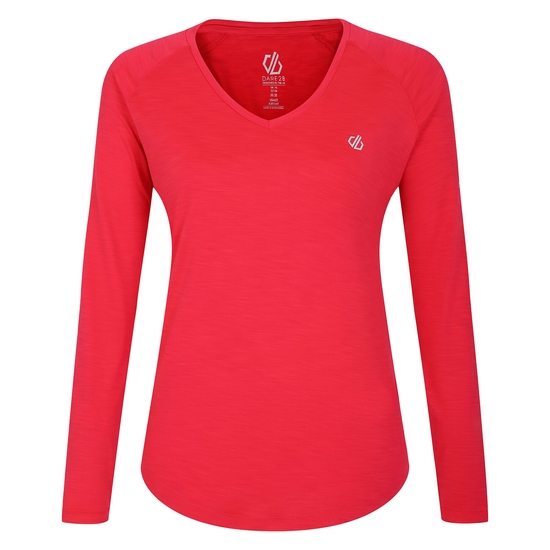 Women's Discern Lightweight T-Shirt Neon Pink