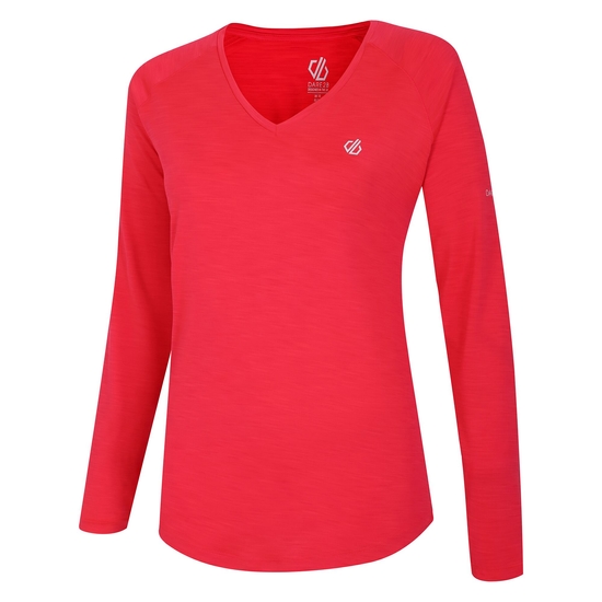 Women's Discern Lightweight T-Shirt Neon Pink