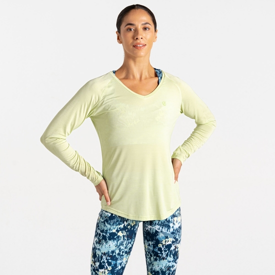 T-Shirt Manches Longues Femme Discern Vert