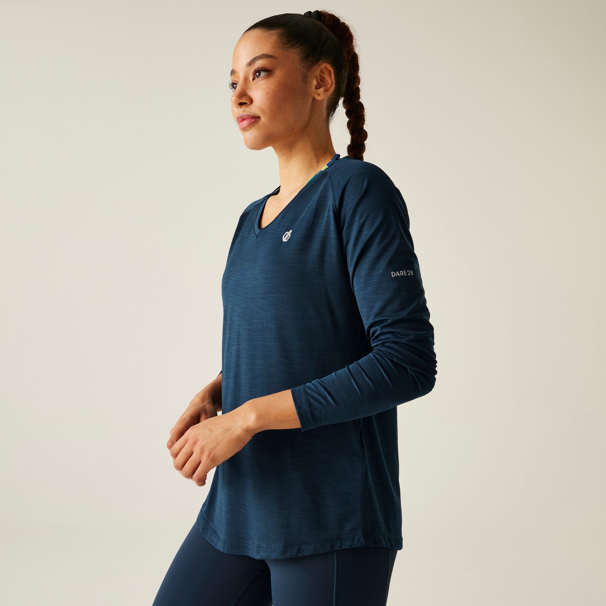 Dare 2b Women's Discern Lightweight T-shirt Moonlight Denim, Size: 28