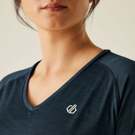 Women's Discern Lightweight T-Shirt Moonlight Denim