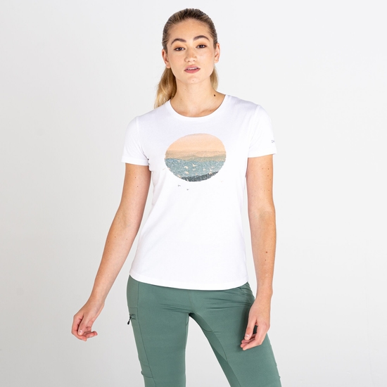 Peace of Mind Femme T-shirt graphique Blanc