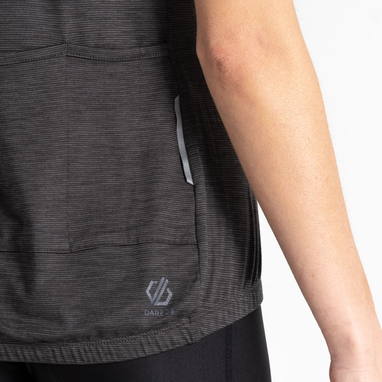 Women's Pedal Through It Lightweight Jersey Black Marl