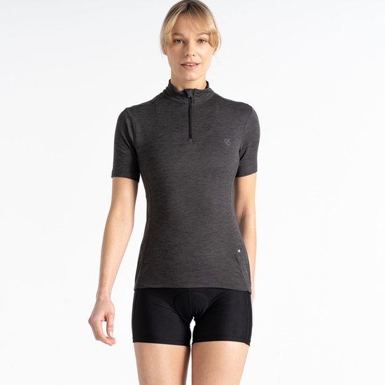 Women's Pedal Through It Lightweight Jersey Black Marl