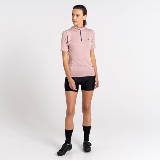 Women's Pedal Through It Lightweight Jersey Dusky Rose Marl