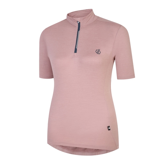Women's Pedal Through It Lightweight Jersey Dusky Rose Marl