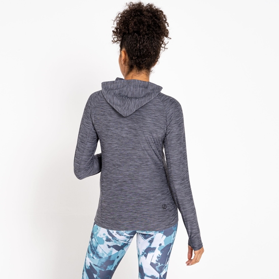 Women's Sprint City Maternity Hoodie Ebony Grey 