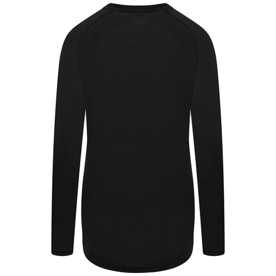 Women's Maternity Discern Long Sleeve T-Shirt Black