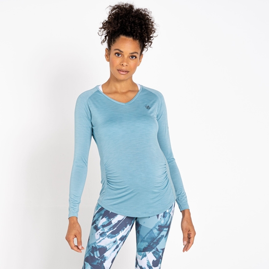 Discern Umstands-Langarmshirt Für Damen Grün