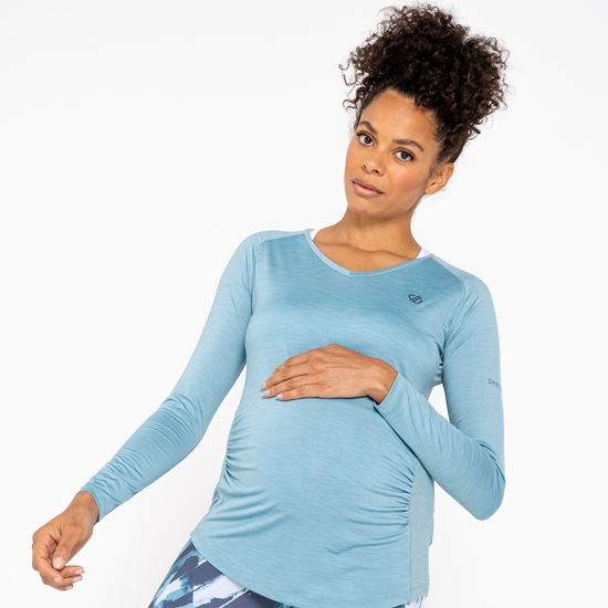 Discern Umstands-Langarmshirt Für Damen Grün