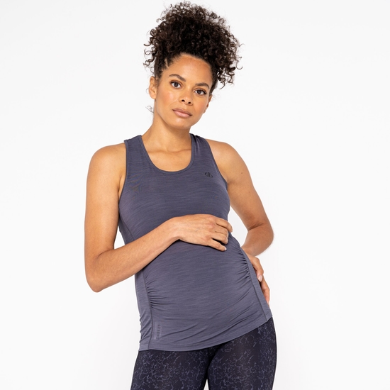 Women's Maternity Modernize Vest Ebony Grey 