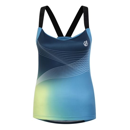 Women's AEP Stimulus Cycling Vest Niagara Blue