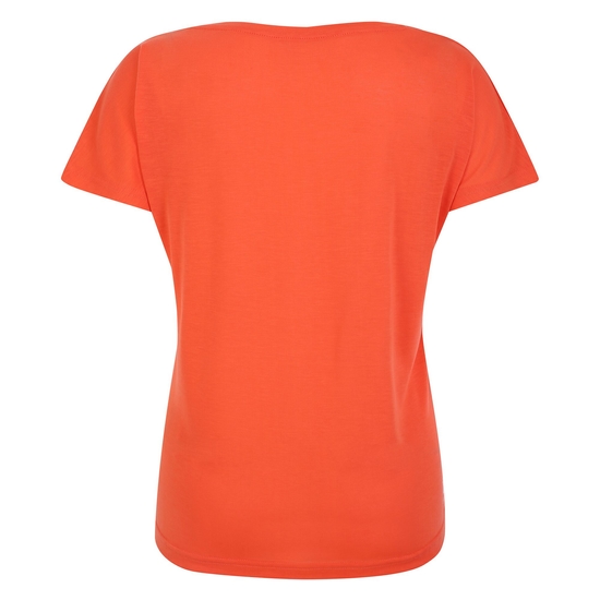 Damen Persisting leichtes Fitness-T-Shirt Orange