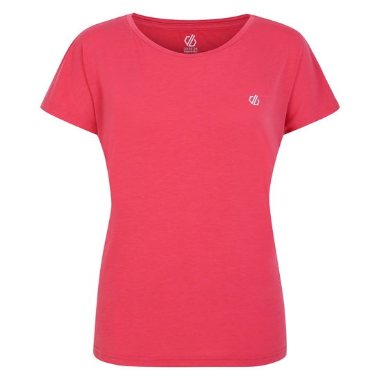 Women's Persisting Lightweight Gym T-Shirt Sorbet Pink Marl