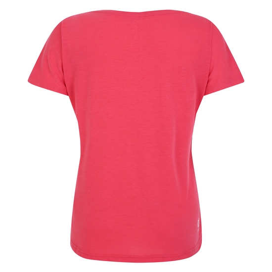 Women's Persisting Lightweight Gym T-Shirt Sorbet Pink Marl