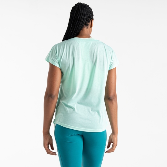 Damen Persisting leichtes Fitness-T-Shirt Grün