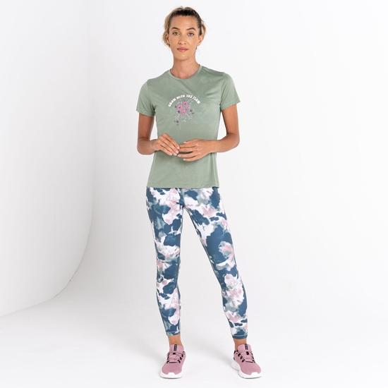 Women's Sense of Calm Graphic T-Shirt Lilypad Green