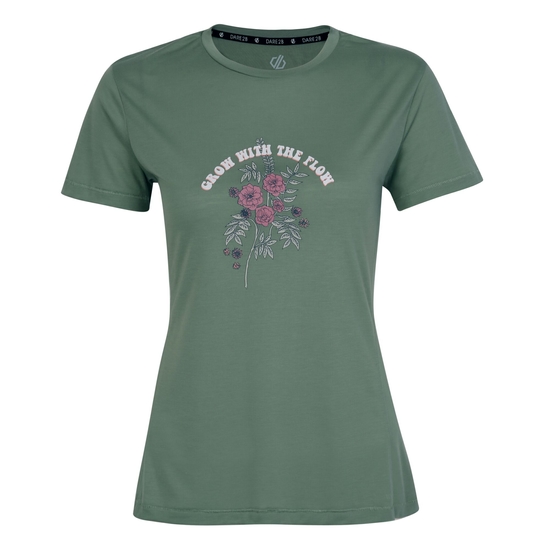 Women's Sense of Calm Graphic T-Shirt Lilypad Green