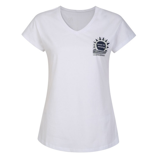 T-shirt Femme TRANQUILITY Blanc