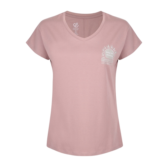 Damen Tranquility T-Shirt Rosa