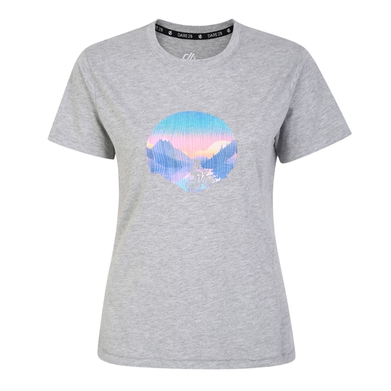 T-shirt graphique Femme IN THE FOREFRONT Gris