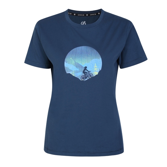 Women's In The Forefront Graphic T-Shirt Moonlight Denim