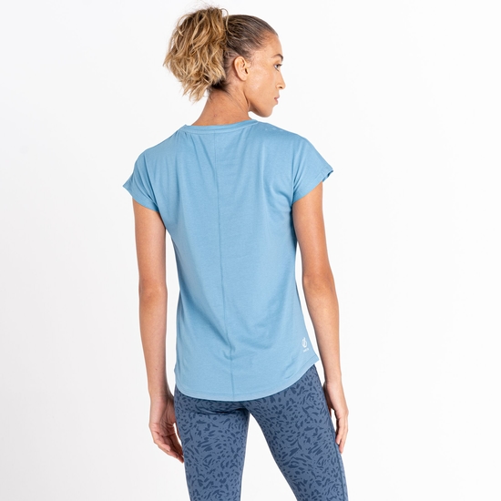 Women's Finite Graphic T-Shirt Niagara Blue
