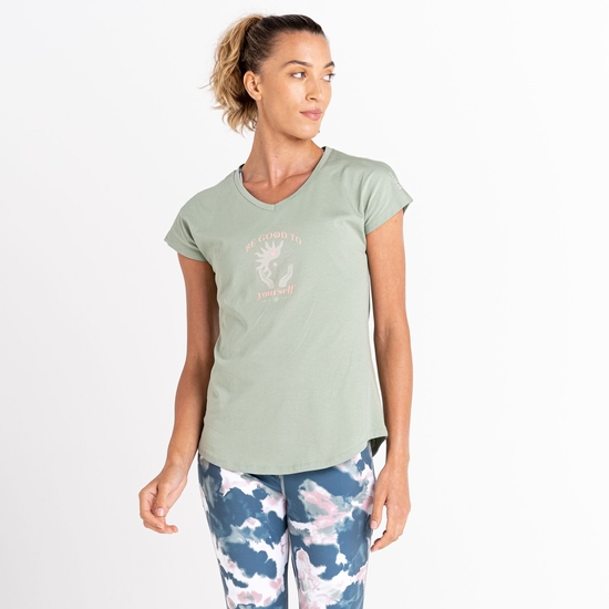 Women's Finite Graphic T-Shirt Lilypad Green