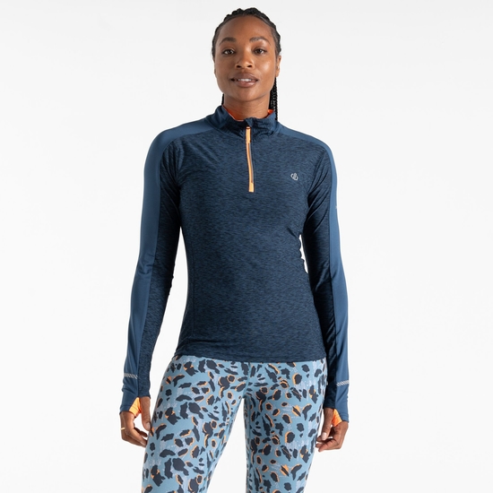 Women's Gravitate Jersey Moonlight Denim Orange 