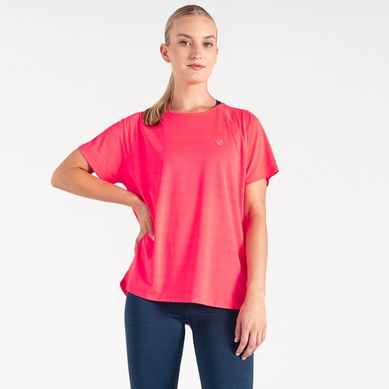 Women's Gravitate T-Shirt Neon Pink