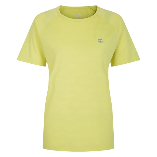 Damen Gravitate T-Shirt Gelb