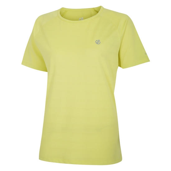 Damen Gravitate T-Shirt Gelb