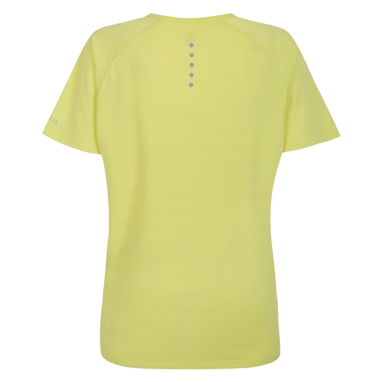 Damen Gravitate T-Shirt Gelb