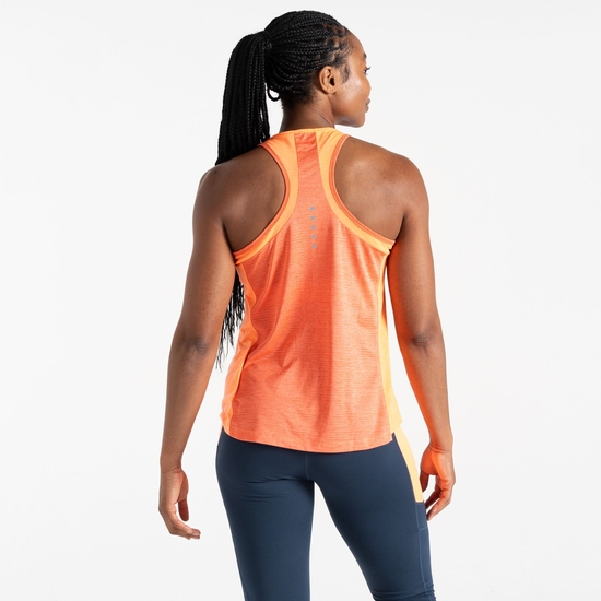Damen Gravitate Weste Orange