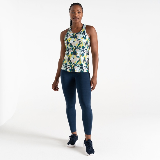 Women's Bolt Vest Moonlight Denim Petal Print