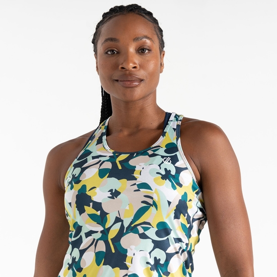 Women's Bolt Vest Moonlight Denim Petal Print