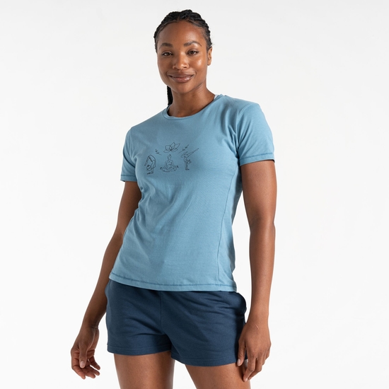 T-shirt femme Tranquility II Bleu