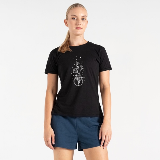 Damen Tranquility II T-Shirt Schwarz