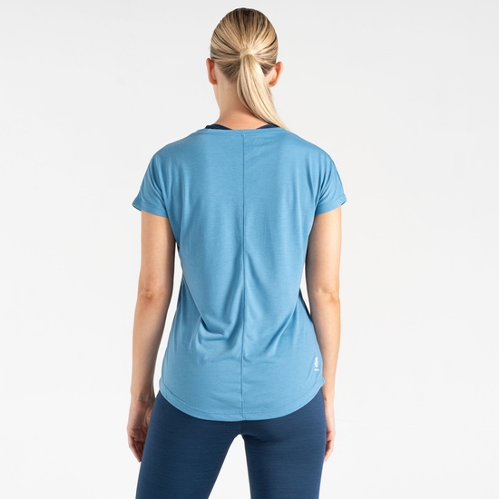 Women's Calm T-Shirt Niagara Blue