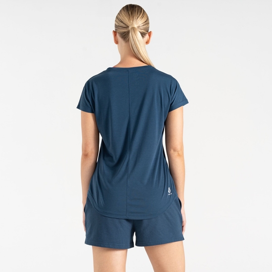 Women's Calm T-Shirt Moonlight Denim