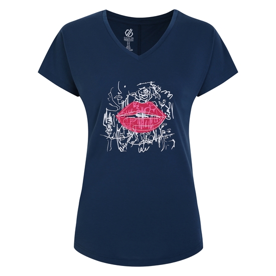 Women's Calm T-Shirt Moonlight Denim