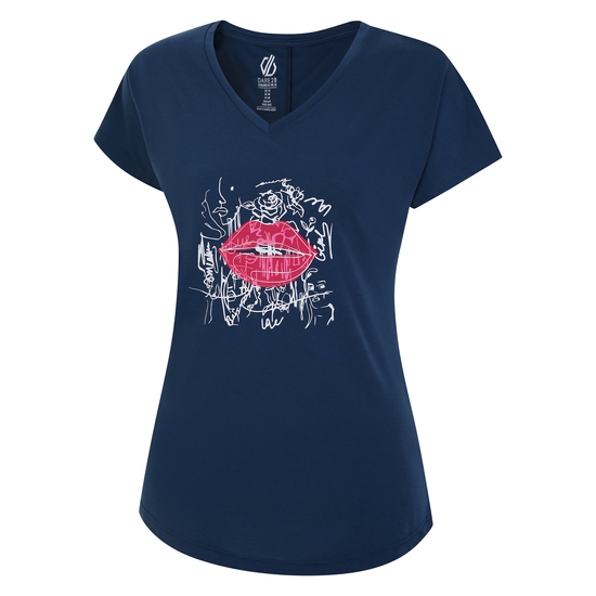 Women's Calm T-Shirt Moonlight Denim