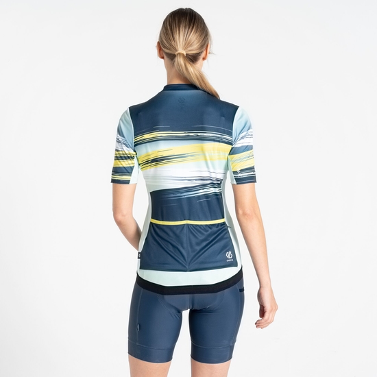 Women's AEP Stimulus Jersey Mint Green Paint Print