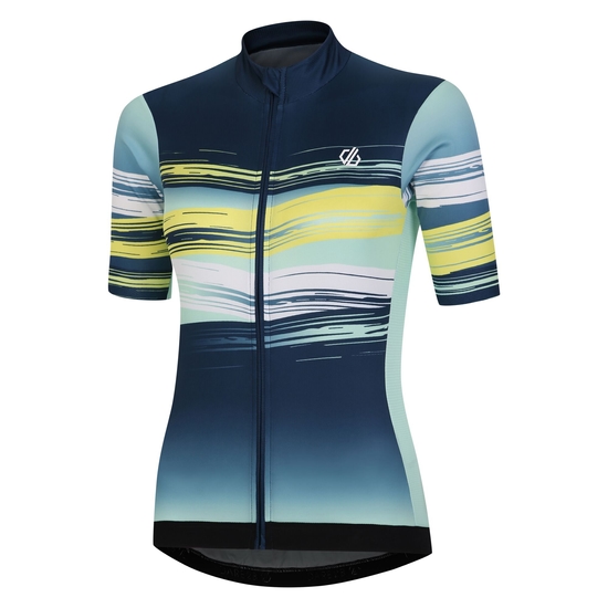 Women's AEP Stimulus Jersey Mint Green Paint Print